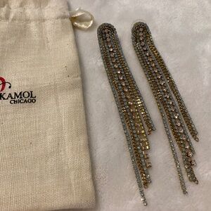 Chandelire Spray earrings - shinny